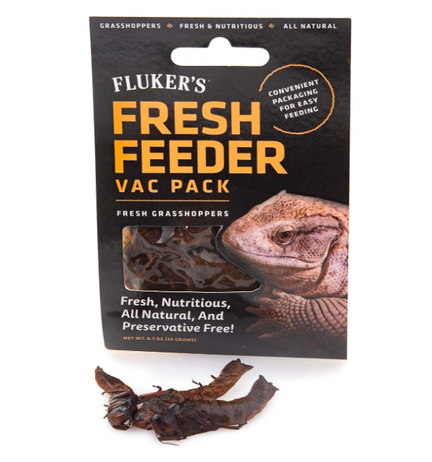 Fluker's Fresh Feeder Vac Pack Grasshoppers