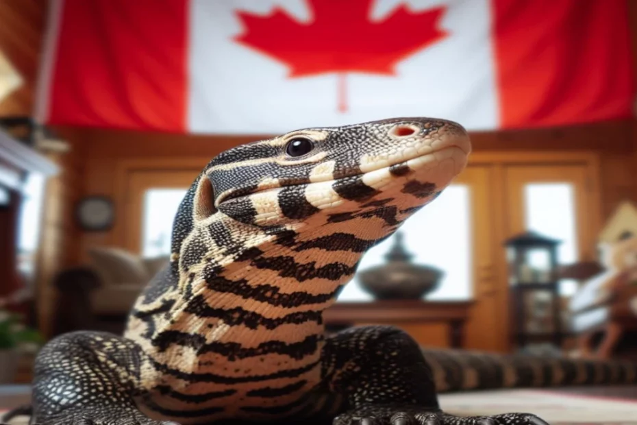 Smaller species of Monitor lizards are allowed in British Columbia, but not in Toronto