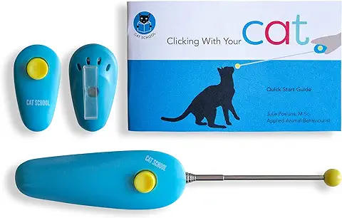 A clicker training kit for common house pets includes all you need to train your tegu.